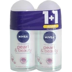 Nivea Pearl & Beauty Дезодорант-антиперспирант 48h Roll-On 2х50 мл: цены и характеристики