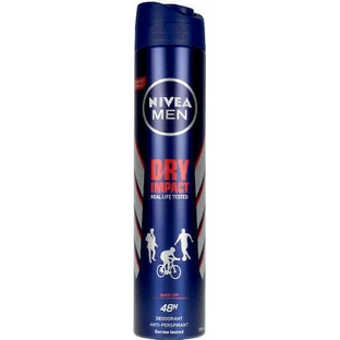Nivea Men Dry Impact Plus Дезодорант-антиперспирант 48ч дезодорант-спрей 200мл