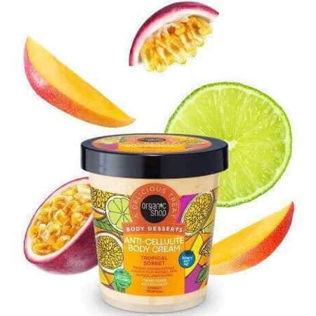 Зволожуючий крем для тіла Organic Shop Тропічний сорбет 450 мл: ціни та характеристики