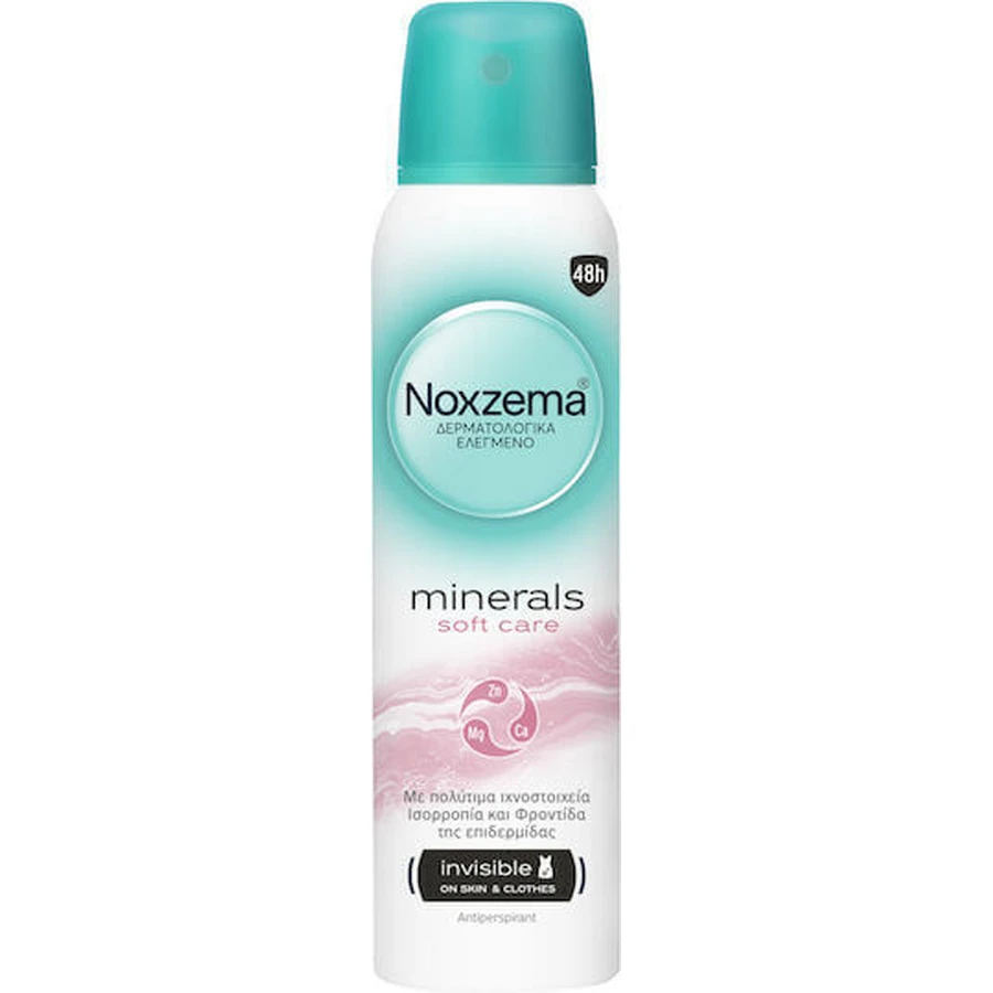 Дезодорант-спрей Noxzema Minerals Soft Care Deodorant 48h Дезодорант-спрей 150мл: ціни та характеристики