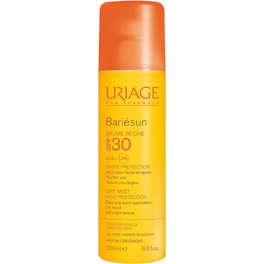 Uriage Bariesun Bariesun Dry Waterproof Sun Protection Mist for Face and Body SPF30 200ml: цены и характеристики