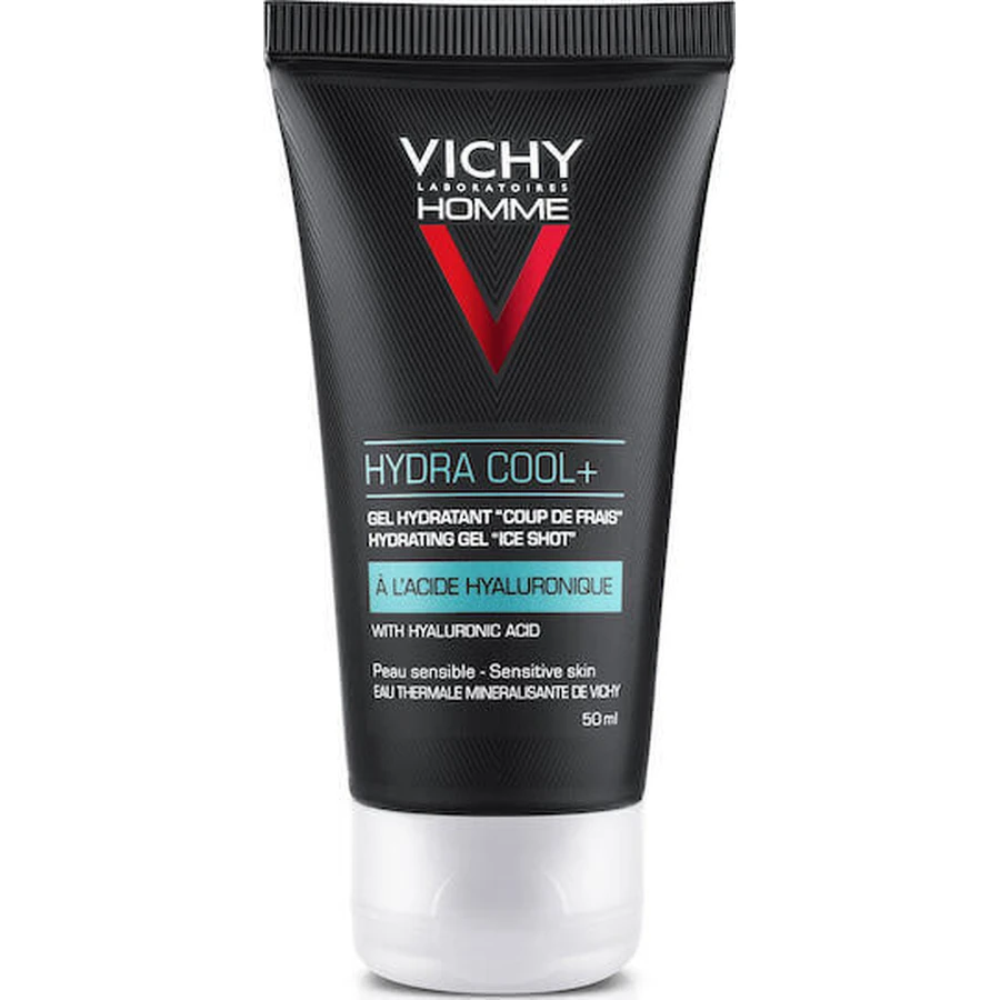 Vichy Homme Hydra Cool+ Hydrating Face Увлажняющий гель для мужчин 48 часов с гиалуроновой кислотой 50 мл: цены и характеристики