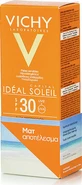 Vichy Ideal Soleil Матуючий флюїд з сухою текстурою, матуючий крем для обличчя з пляжною текстурою SPF30 50 мл