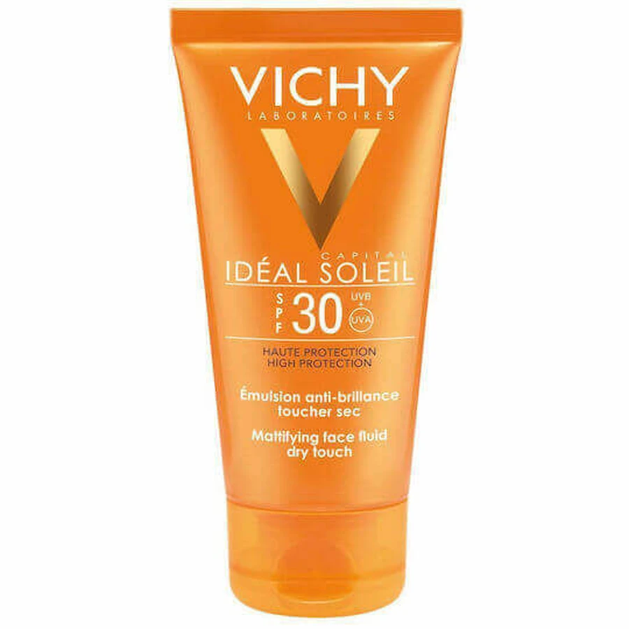 Vichy Ideal Soleil Matifying Fluid Матирующий крем для сухой текстуры лица SPF30 50 мл: цены и характеристики