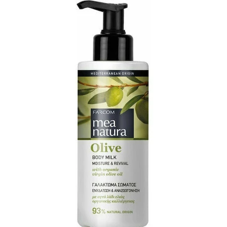 Farcom Mea Natura Body Lotion Зволожуючий лосьйон для тіла з оливковою олією для всіх типів шкіри 250мл: ціни та характеристики