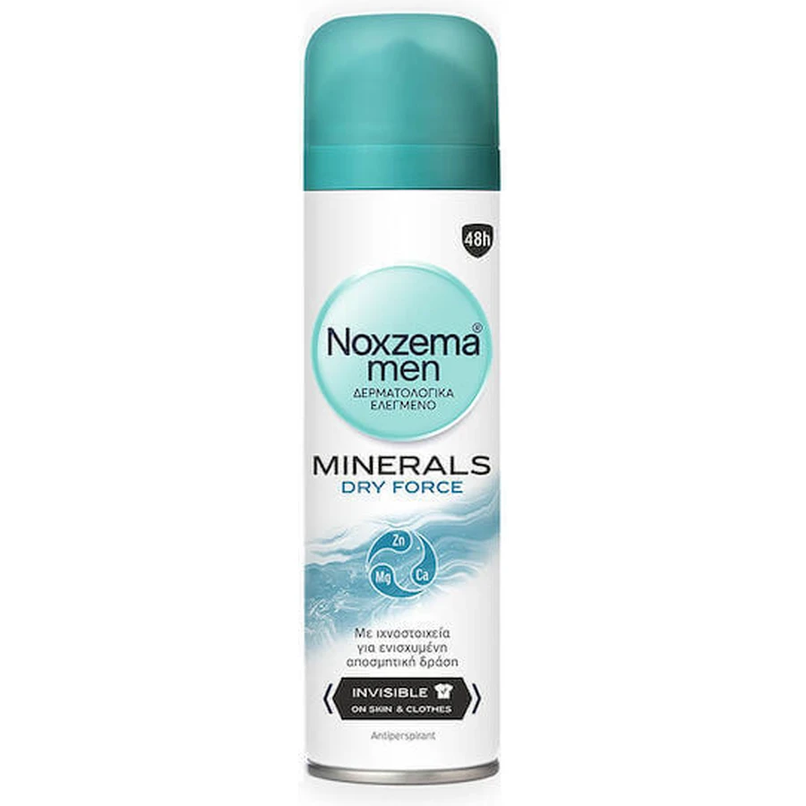 Дезодорант-спрей Noxzema Men Minerals Dry Force Deodorant 48h Дезодорант-спрей 150мл: ціни та характеристики