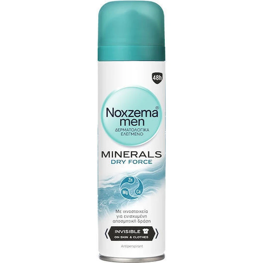Дезодорант-спрей Noxzema Men Minerals Dry Force Deodorant 48h Дезодорант-спрей 150мл: ціни та характеристики