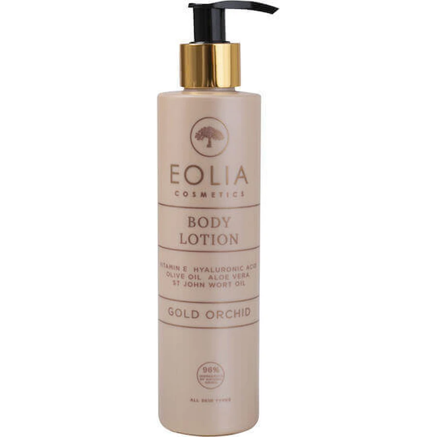 Eolia Cosmetics Золота орхідея Зволожуючий лосьйон для тіла з гіалуроновою кислотою 250мл: ціни та характеристики