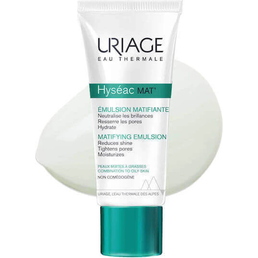 Uriage Hyseac Mat Moisturising Day 24h Увлажняющий крем для лица против пятен и акне 40 мл: цены и характеристики
