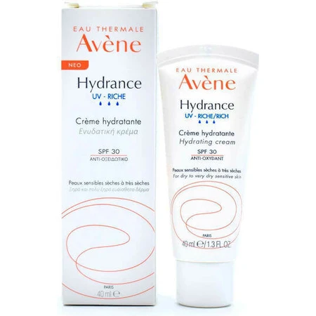 Зволожуючий денний крем для обличчя Eau Thermale Avène Hydrance UV Rich SPF30 40 мл: ціни та характеристики