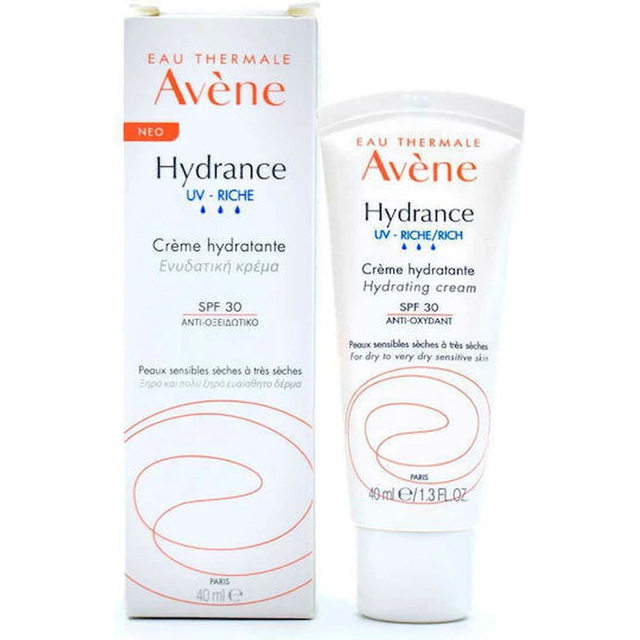Зволожуючий денний крем для обличчя Eau Thermale Avène Hydrance UV Rich SPF30 40 мл: ціни та характеристики