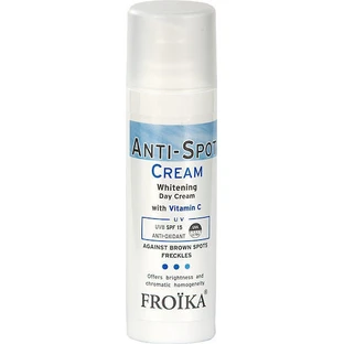 Зволожуючий та відбілюючий денний крем Froika Anti-Spot з SPF15 проти пігментних плям та пігментних плям з вітаміном С 30мл