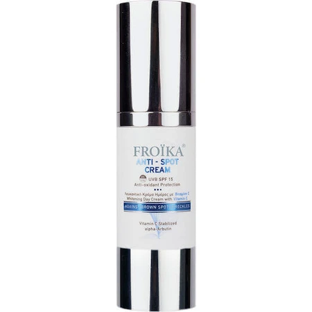 Froika Anti-Spot Увлажняющий и отбеливающий дневной крем с SPF15 Против отбеливающих и пигментных пятен с витамином С 30 мл: цены и характеристики