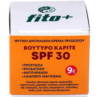 Fito+ Сонцезахисний крем для обличчя SPF30 з олією ши 50 мл