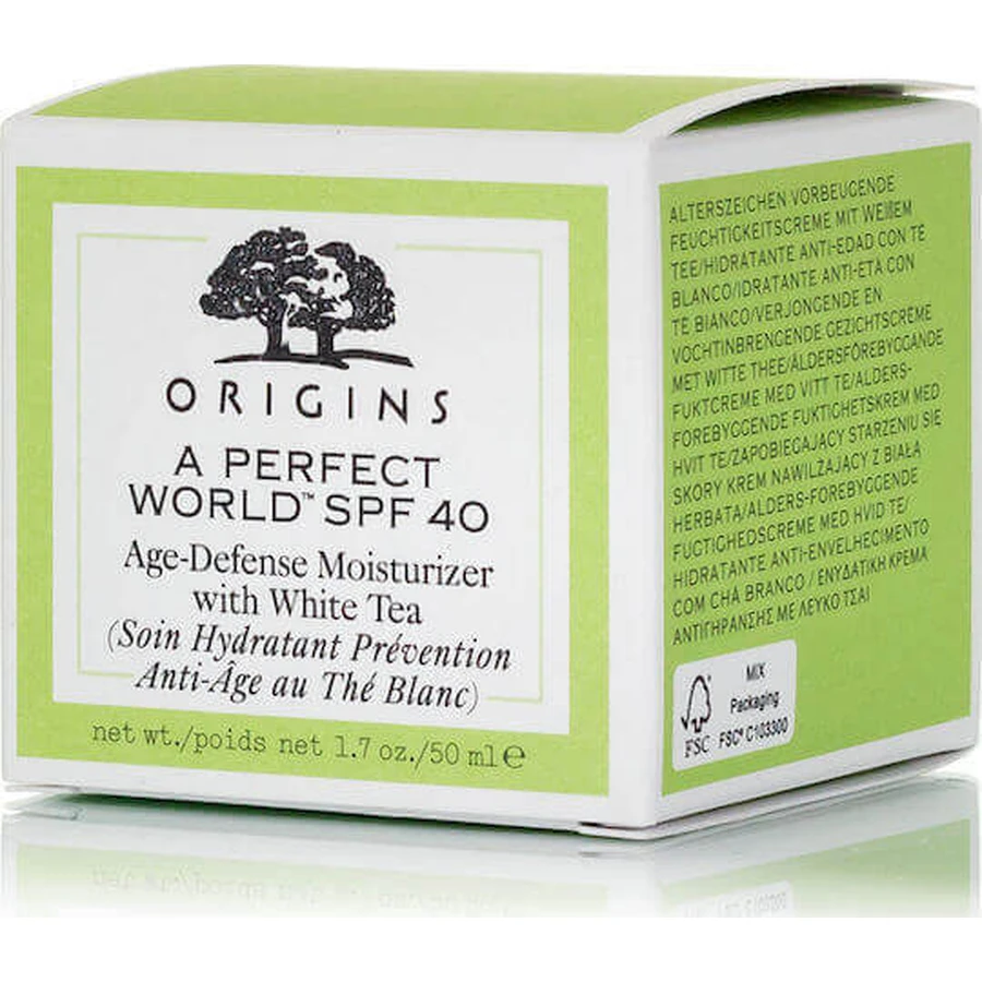 Origins A Perfect World Увлажняющий крем для лица SPF40 50 мл: цены и характеристики