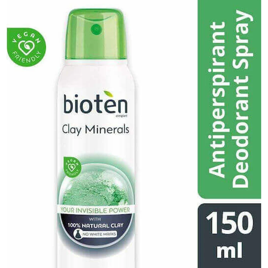 Дезодорант Bioten Clay Minerals 48h Дезодорант Ваша невидима сила 48h Дезодорант 48h Дезодорант-спрей 150мл: ціни та характеристики