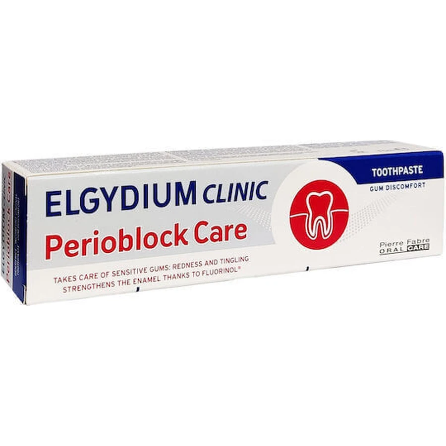 Зубна паста Elgydium Clinic Perioblock Care від гінгівіту 75мл: ціни та характеристики