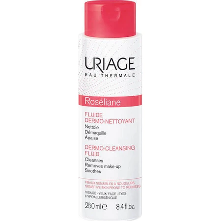 Uriage Roseliane Roseliane Dermo-Cleansing Fluid Emulsion Face & Eyes 250ml Дермоочищуюча емульсія для обличчя та очей: ціни та характеристики