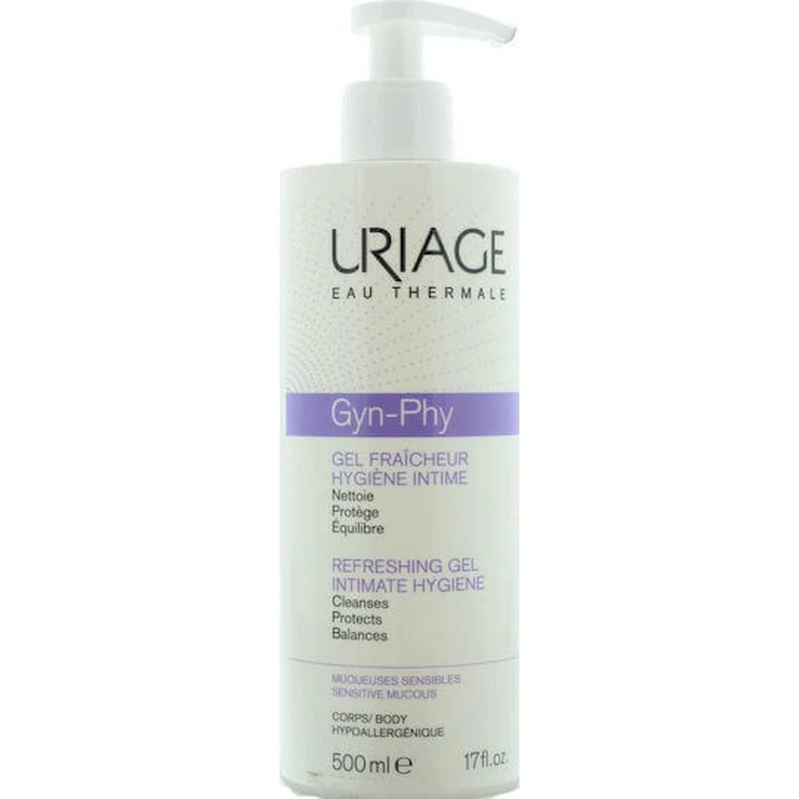Uriage Gyn-Phy Освежающий гель для интимной гигиены 500 мл: цены и характеристики