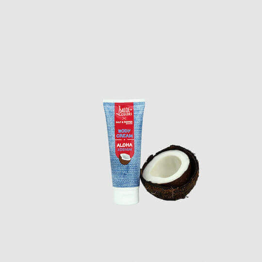 Зволожуючий крем для тіла Aloe Colors Aloha In Denim з гіалуроновою кислотою та ароматом кокоса для всіх типів шкіри 100 мл: ціни та характеристики