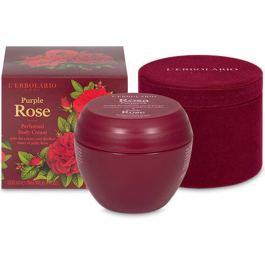 L' Erbolario Rosa Purpurea Зволожуючий крем для тіла для всіх типів шкіри 200мл: ціни та характеристики