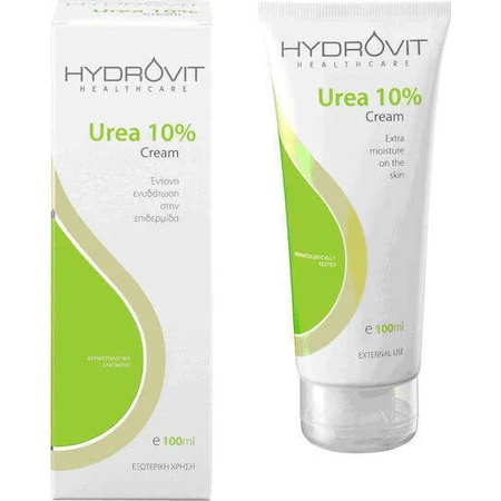 Target Pharma Hydrovit Urea 10% зволожуючий крем для тіла з сечовиною для атопічної шкіри 100 мл: ціни та характеристики