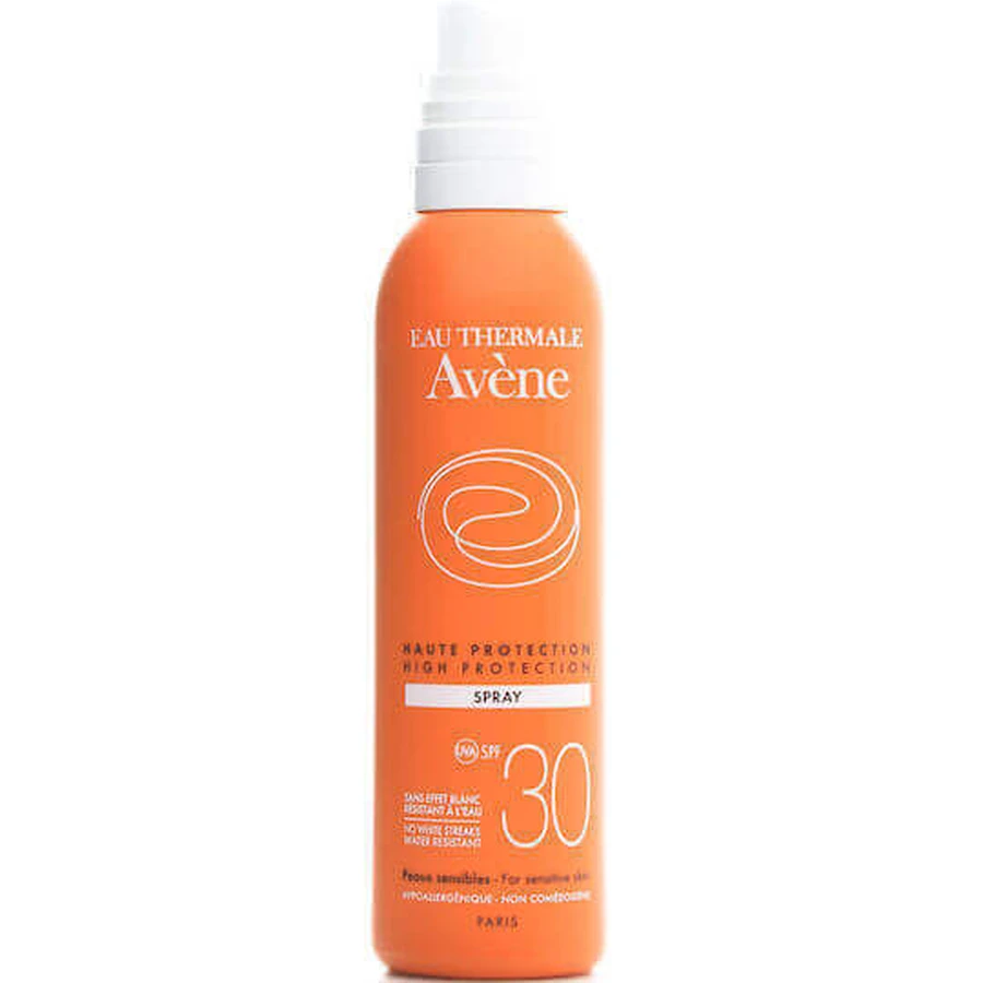 Eau Thermale Avène Eau Thermale Avène Високозахисний водостійкий сонцезахисний лосьйон для тіла SPF30 у спреї 200 мл: ціни та характеристики