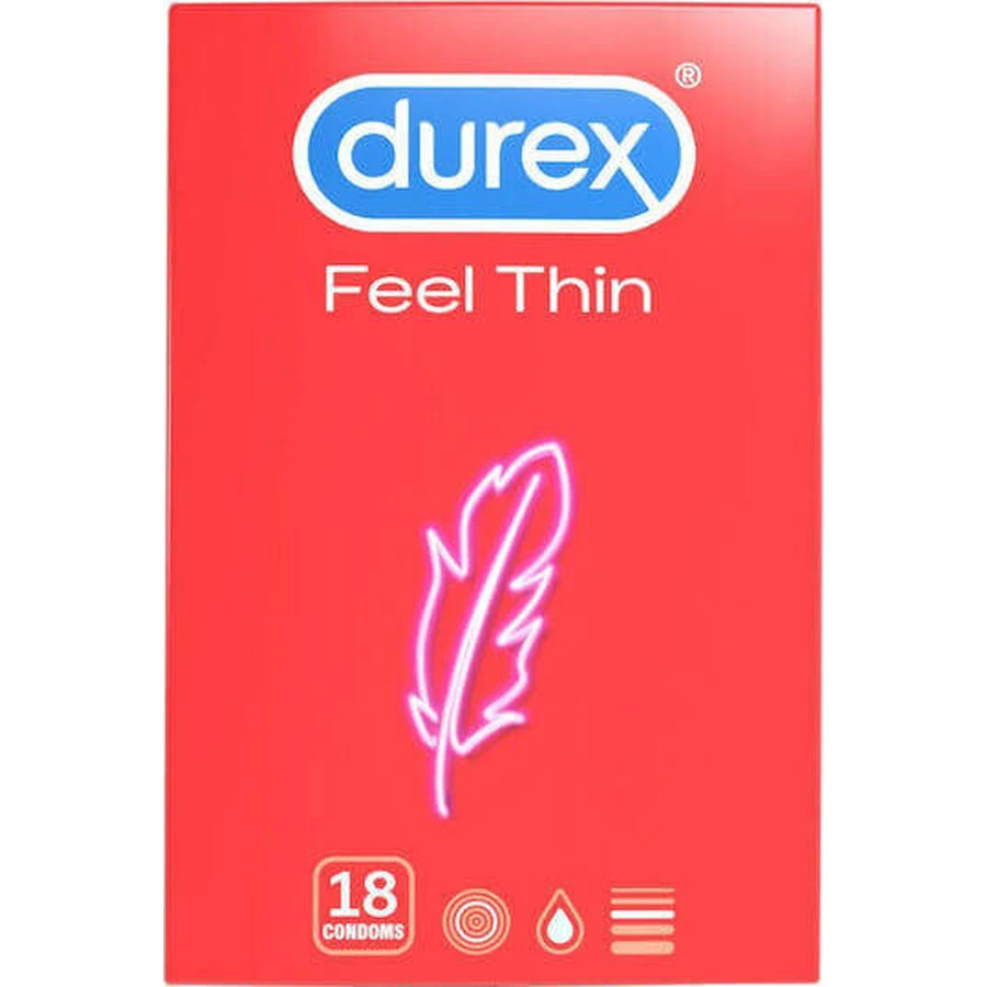 Дюрекс преконсервант Feel Thin 18шт: ціни та характеристики