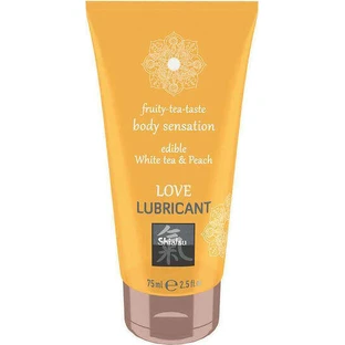 HOT Shiatsu Love Lubricant Гель-змазка з білим чаєм та персиком 75мл