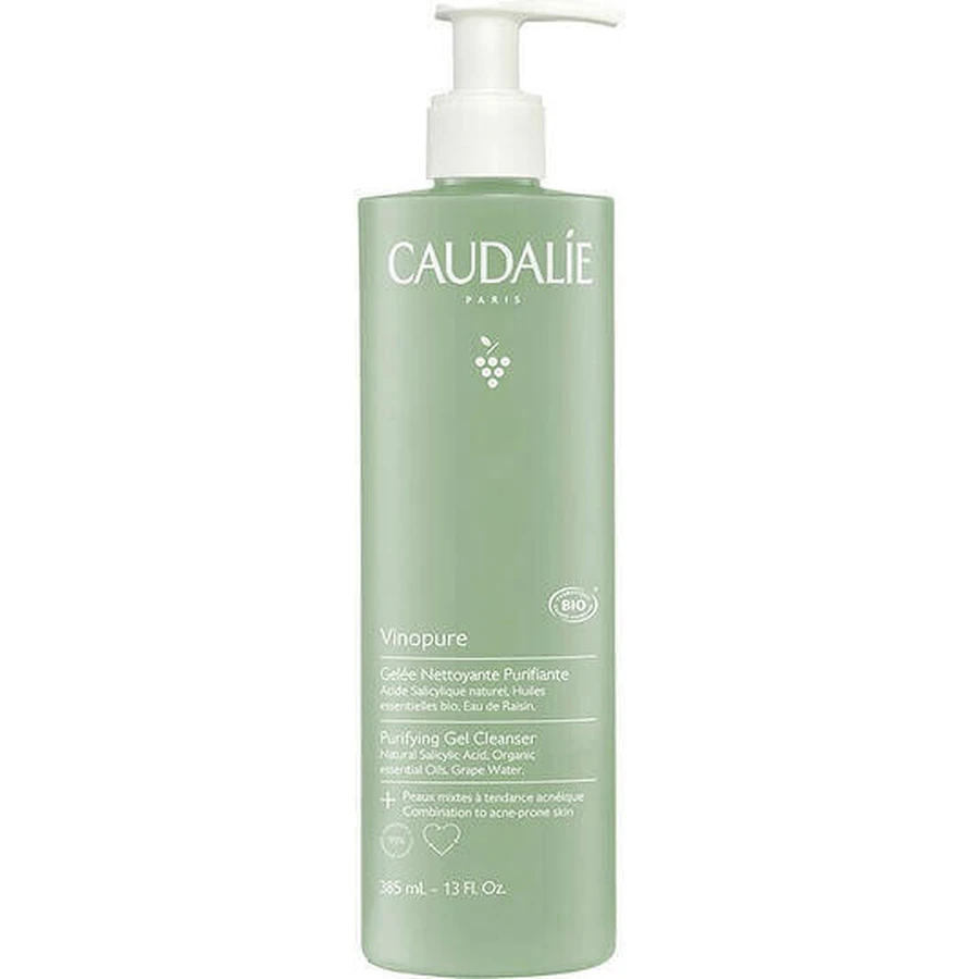 Caudalie Vinopure Гель для обличчя для шкіри, схильної до акне 385мл: ціни та характеристики