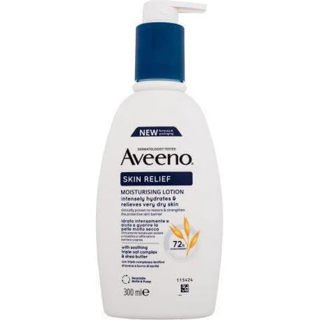 Зволожуючий лосьйон для тіла Aveeno Skin Relief для всіх типів шкіри 300 мл: ціни та характеристики