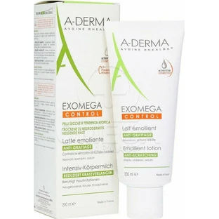 A-Derma Exomega Exomega Control Emollient Lotion Зволожуючий регенеруючий лосьйон для атопічної шкіри 200мл