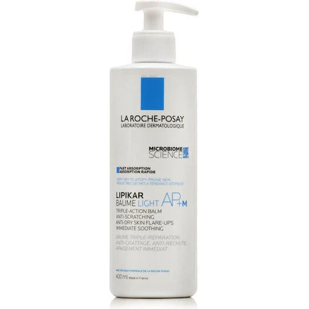 La Roche Posay Lipikar Light AP+M Зволожуючий регенеруючий бальзам для атопічної шкіри 400мл: ціни та характеристики