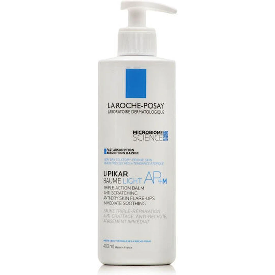 La Roche Posay Lipikar Light AP+M Зволожуючий регенеруючий бальзам для атопічної шкіри 400мл: ціни та характеристики