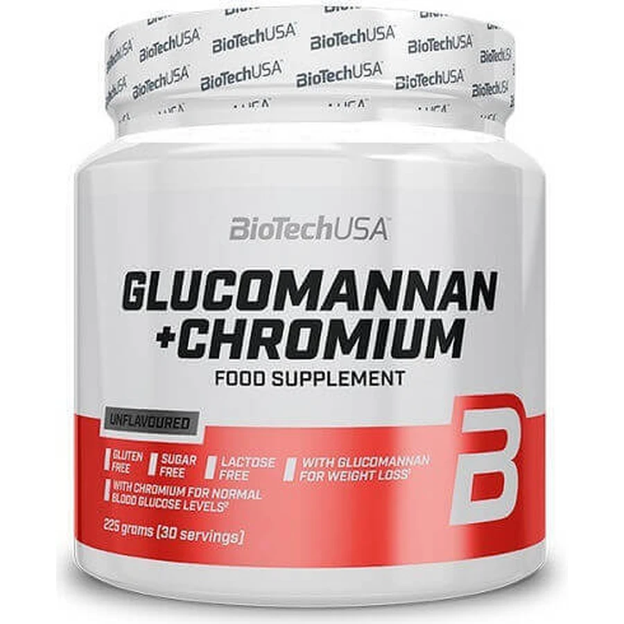 Biotech USA Глюкоманнан + Хром со вкусом без ароматизаторов 225гр: цены и характеристики