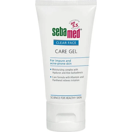 Sebamed Clear Face Light Зволожуючий і регулюючий гель для обличчя проти акне з гіалуроновою кислотою та алое вера 50 мл: ціни та характеристики