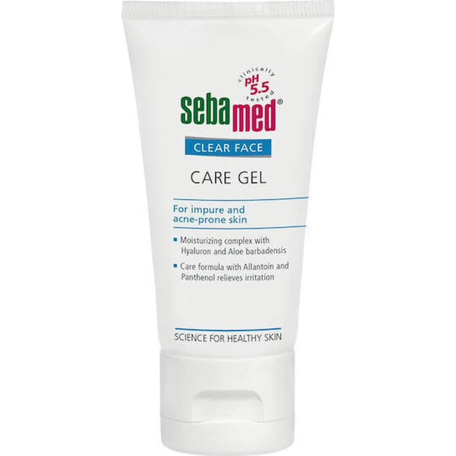 Sebamed Clear Face Light Зволожуючий і регулюючий гель для обличчя проти акне з гіалуроновою кислотою та алое вера 50 мл: ціни та характеристики