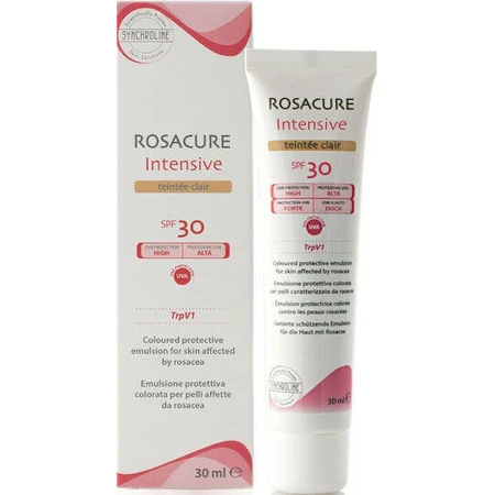 Synchroline Rosacure Intensive Rosacure Intensive Clair Тонирующая дневная эмульсия для лица с SPF30 для увлажнения, устранения несовершенств и акне 30 мл: цены и характеристики