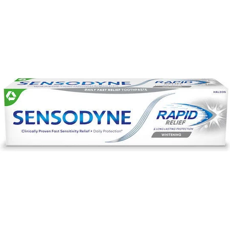 Sensodyne Rapid Action отбеливающая зубная паста для отбеливания и чувствительных зубов 75 мл: цены и характеристики