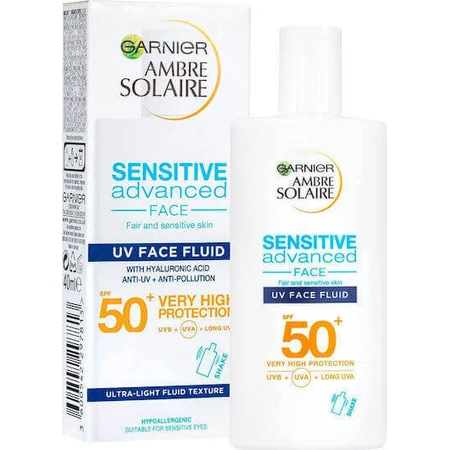Garnier Ambre Solaire Sensitive Advanced Sun Protection Face Lotion SPF50 40ml: цены и характеристики