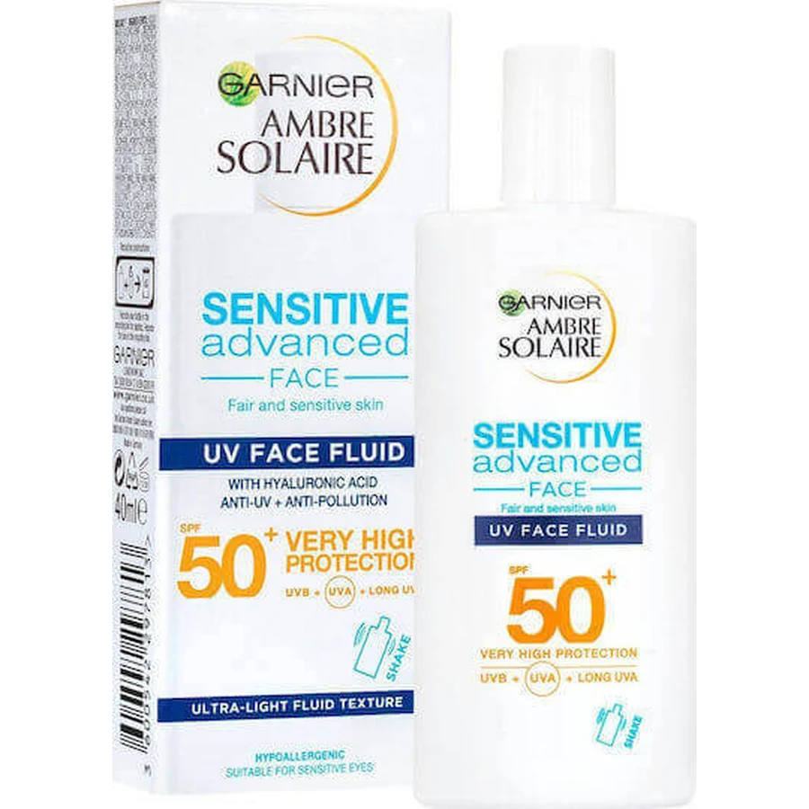 Garnier Ambre Solaire Sensitive Advanced Sun Protection Face Lotion SPF50 40ml: цены и характеристики
