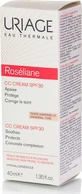 Uriage Rosaliane Rosaliane CC Увлажняющий дневной крем для лица с SPF30 против пятен и покраснений 40 мл