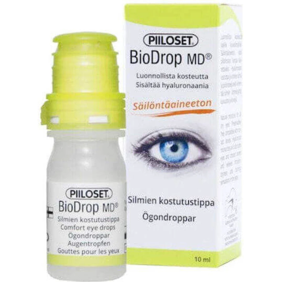 Piiloset BioDrop MD Гиалуроновая кислота глазные капли для сухих глаз 10 мл: цены и характеристики