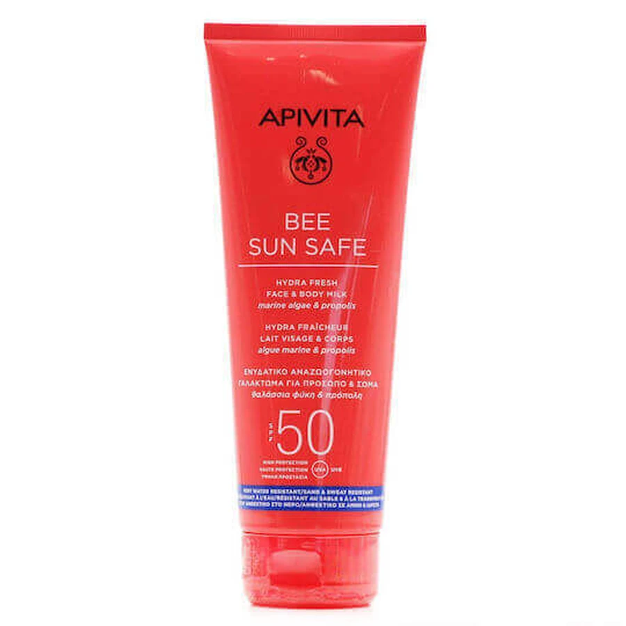 Apivita Hydra Fresh Молочко для тіла Hydra Fresh Молочко для тіла Водостійкий крем для обличчя від сонця SPF50 200 мл: ціни та характеристики