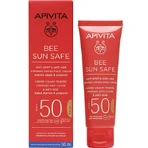 Apivita Bee Sun Safe Водостойкий антипилинговый и антивозрастной крем для лица SPF50 с тонирующим пигментом 50 мл: цены и характеристики