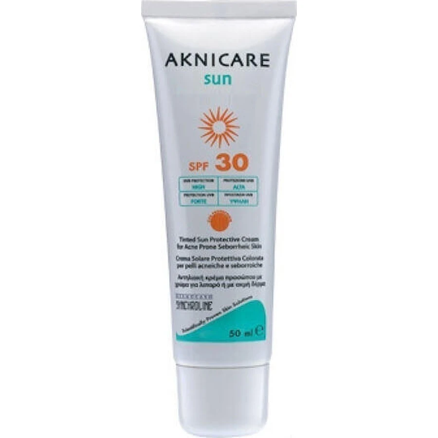 Synchroline Aknicare Сонцезахисний крем для обличчя SPF30 50 мл: ціни та характеристики