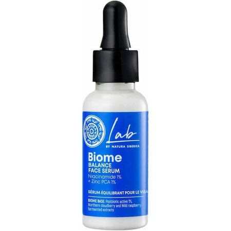 Natura Siberica Lab Biome Balance Увлажняющая сыворотка для лица с ниацинамидом для сияния и борьбы с акне 30 мл: цены и характеристики