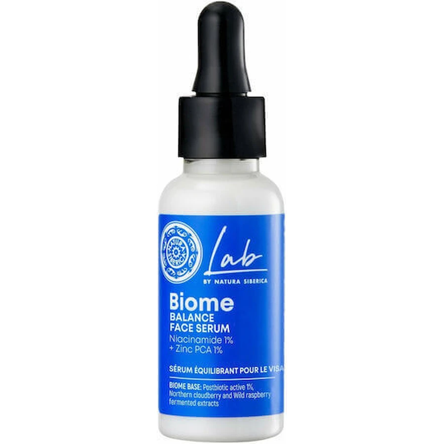 Natura Siberica Lab Biome Balance Увлажняющая сыворотка для лица с ниацинамидом для сияния и борьбы с акне 30 мл: цены и характеристики