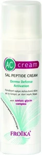 Froika AC Sal Peptide Cream 24H 24h Регулирующий крем для лица против пятен и акне с пантенолом и пептидами 30 мл