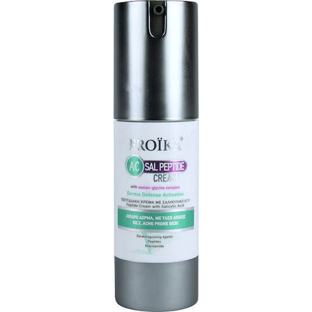 Froika AC Sal Peptide Cream 24H 24h Регулирующий крем для лица против пятен и акне с пантенолом и пептидами 30 мл: цены и характеристики